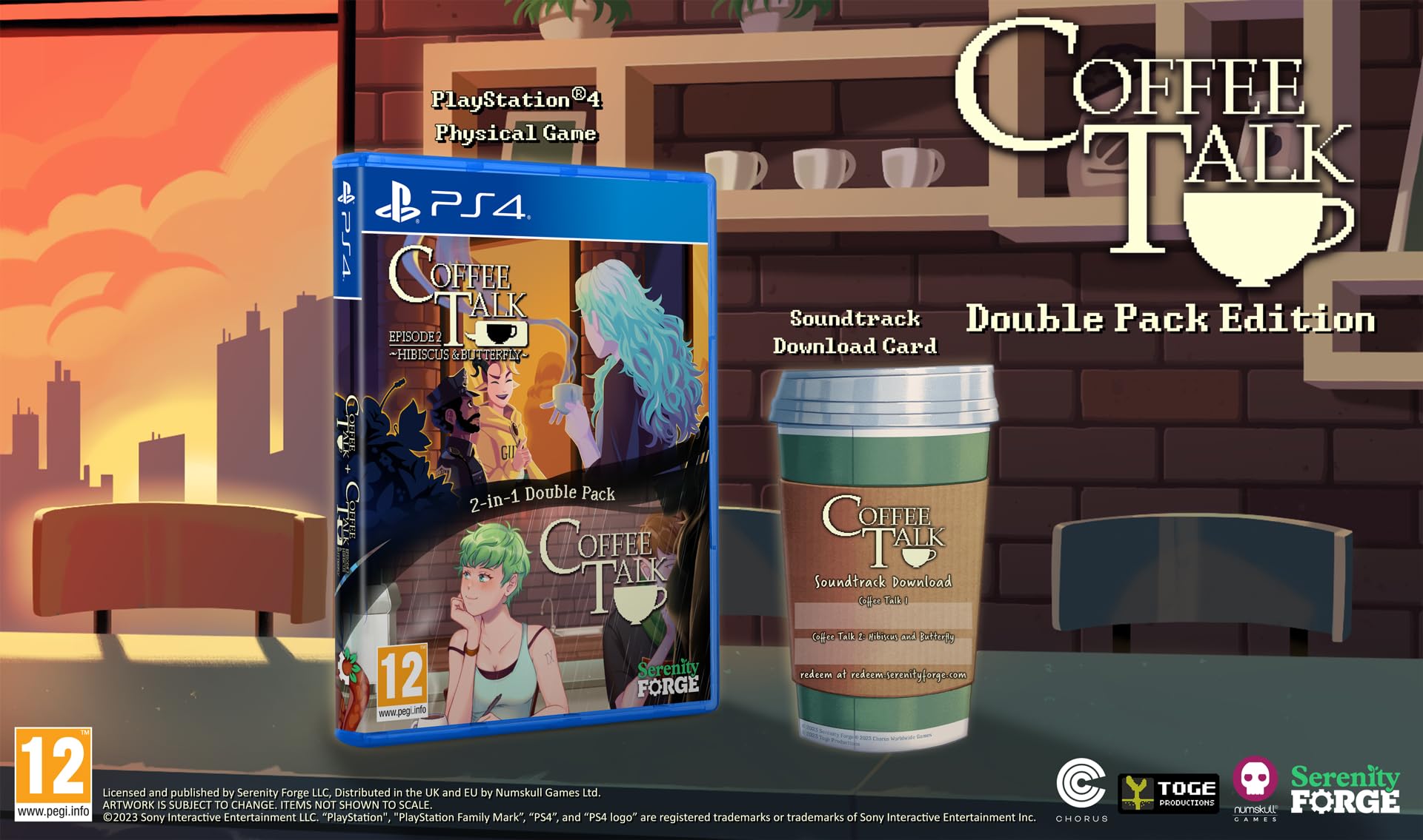 Coffee Talk 1+2, édition double pour PlayStation 4 Coffee Talk 1+2, édition double pour PlayStation 4